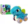 LEAN TOYS Dinosaur on Wheels Blue Figure