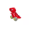 LEAN TOYS Dinosaur On Wheels T-Rex Red Figurine