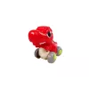LEAN TOYS Dinosaur On Wheels T-Rex Red Figurine