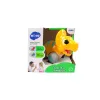 LEAN TOYS Dinosaur on Wheels Yellow Triceratops Figurine