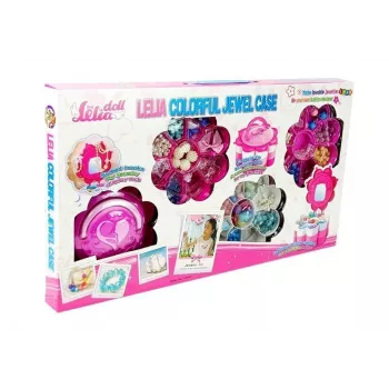 LEAN TOYS DIY Jewelry Bead Set Folding Mirror Box