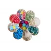 LEAN TOYS DIY Jewelry Bead Set Folding Mirror Box