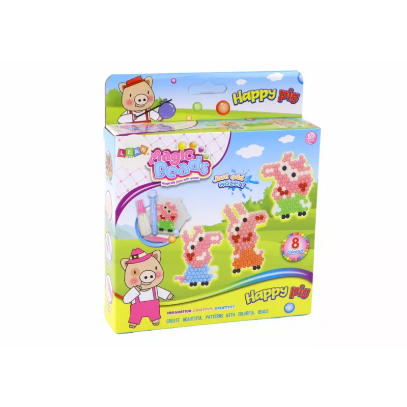 LEAN TOYS DIY Magic Water Beads Set 8 Pig Colors