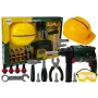 LEAN TOYS DIY Set Battery Drill Goggles and Helmet