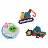 LEAN TOYS DIY Water Beads Set Magic Beads 8 Colors Construction Vehicles