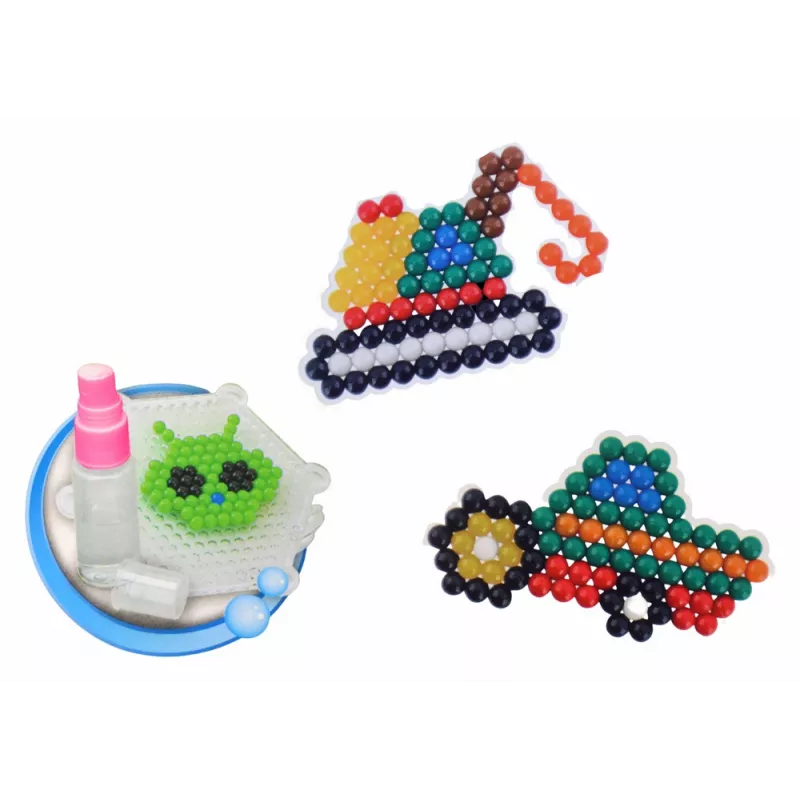 LEAN TOYS DIY Water Beads Set Magic Beads 8 Colors Construction Vehicles