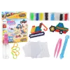 LEAN TOYS DIY Water Beads Set Magic Beads 8 Colors Construction Vehicles