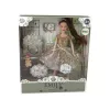 LEAN TOYS Doll For Children Emily With Dog Long Hair