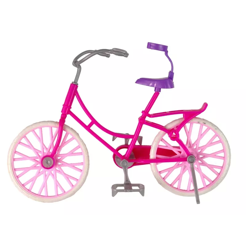 LEAN TOYS Doll on a Bicycle Pink