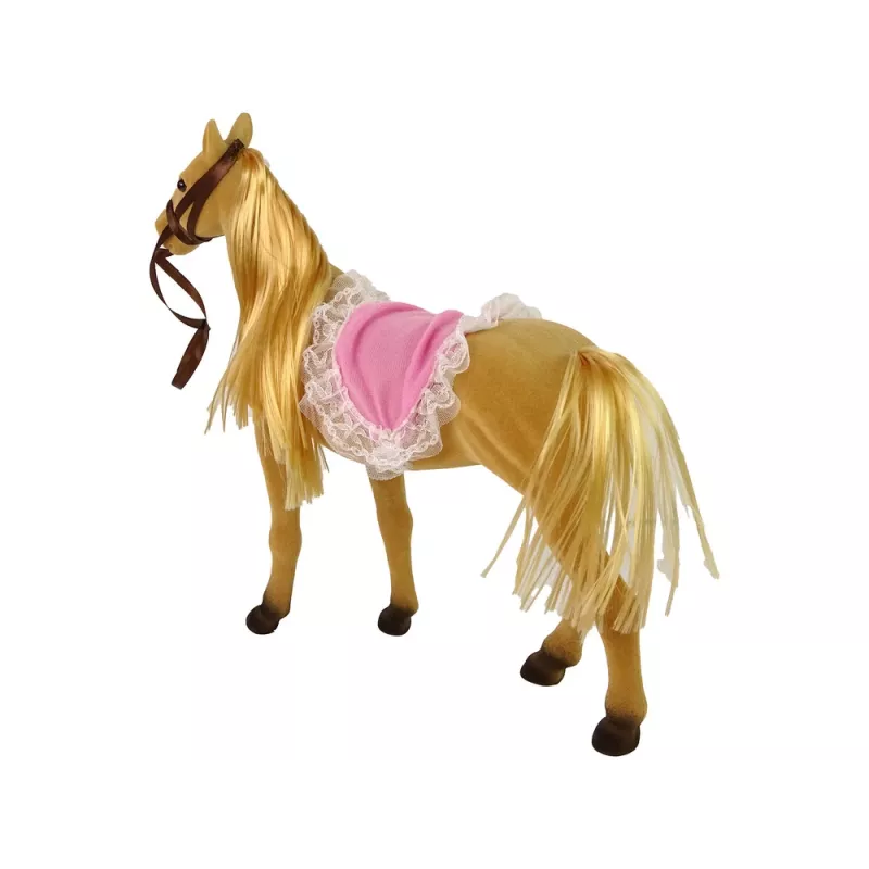 LEAN TOYS Doll Rider with Brown Pony Figures