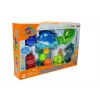 LEAN TOYS Dolphin Bathing Kit Sea Animals Plastic Waterfall