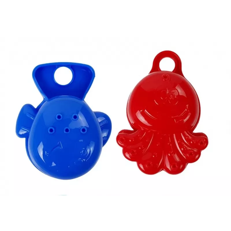 LEAN TOYS Dolphin Bathing Kit Sea Animals Plastic Waterfall