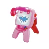 LEAN TOYS Double-sided Board Chalk Pens Stand Projector Pictures Pink