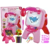LEAN TOYS Double-sided Board Chalk Pens Stand Projector Pictures Pink