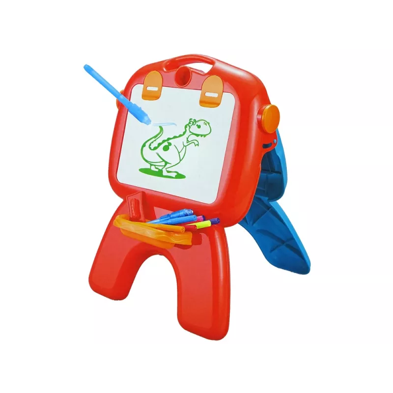 LEAN TOYS Double-sided Board Chalk Pens Stand Projector Pictures Red