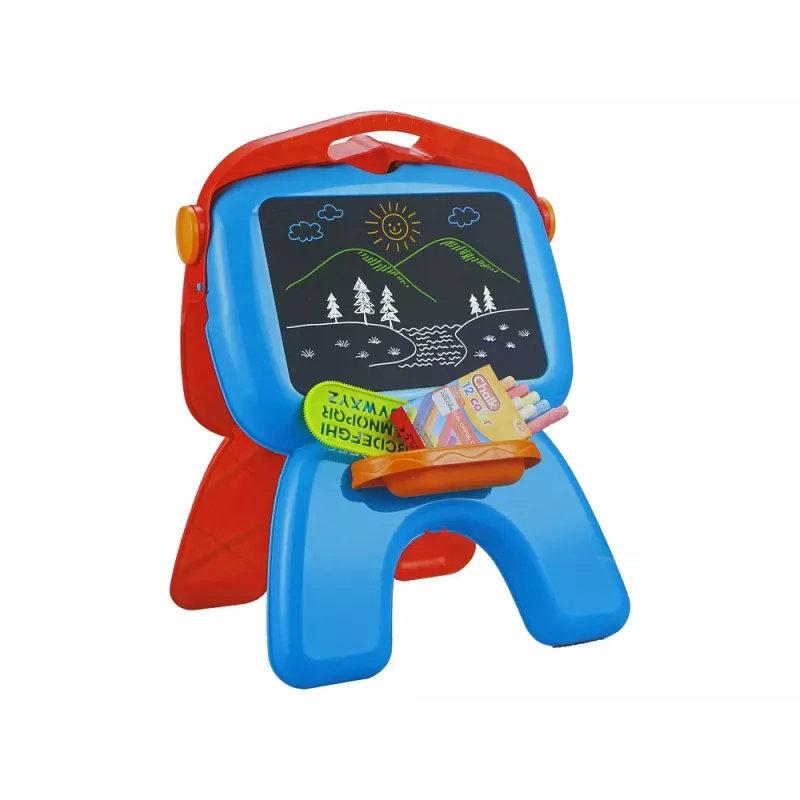 LEAN TOYS Double-sided Board Chalk Pens Stand Projector Pictures Red