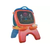 LEAN TOYS Double-sided Magnetic Chalkboard Blue and Red Templates