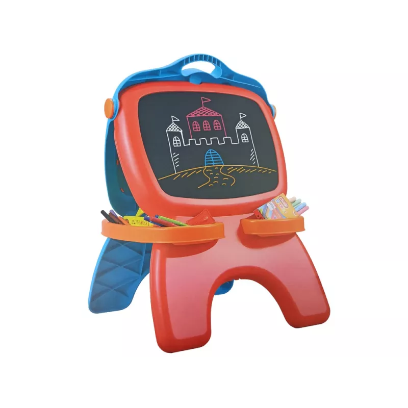 LEAN TOYS Double-sided Magnetic Chalkboard Blue and Red Templates