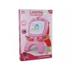 LEAN TOYS Double-sided Magnetic Chalkboard Pink Templates