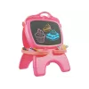 LEAN TOYS Double-sided Magnetic Chalkboard Pink Templates