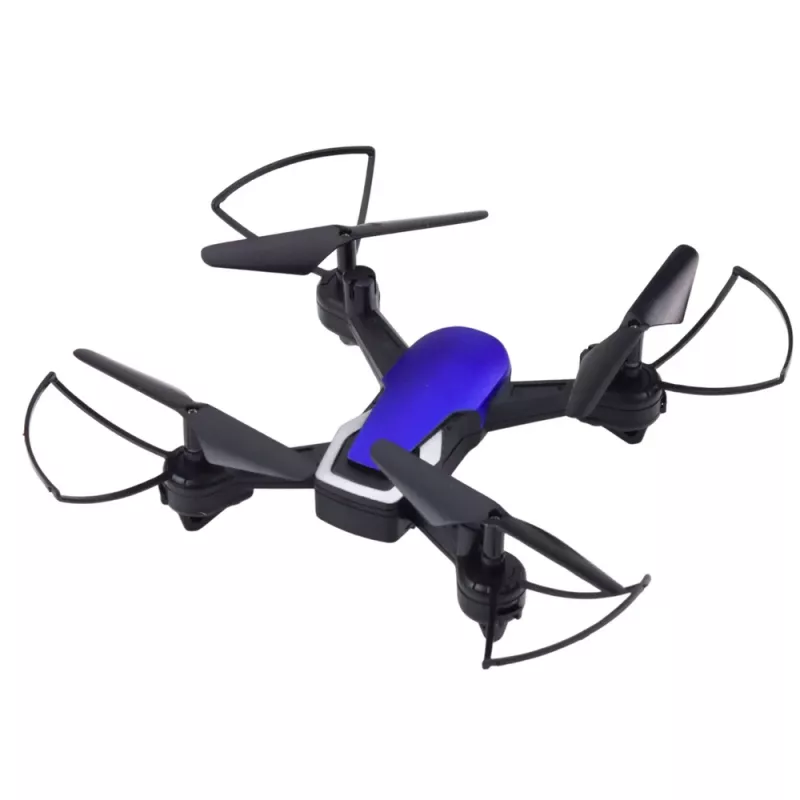 LEAN TOYS Drone Six-Axis Gyroscope LED Lights 360° Rotation Blue