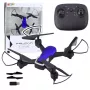 LEAN TOYS Drone Six-Axis Gyroscope LED Lights 360° Rotation Blue