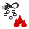 LEAN TOYS E46 Remote Controlled Drift Sports Car RC Cones 15 km/h 1:43