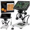 LEAN TOYS Educational Digital Microscope Remote Control Wired 1200X LCD 7 INCH HD Camera