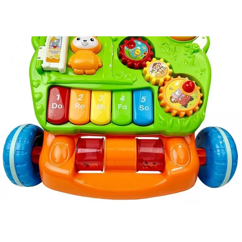 LEAN TOYS Educational Pusher for Babies with Piano
