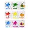 LEAN TOYS Educational Puzzle Colors in English 10 Connections