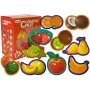 LEAN TOYS Educational Puzzle For Babies Fruits 5 Parts 40 Pieces