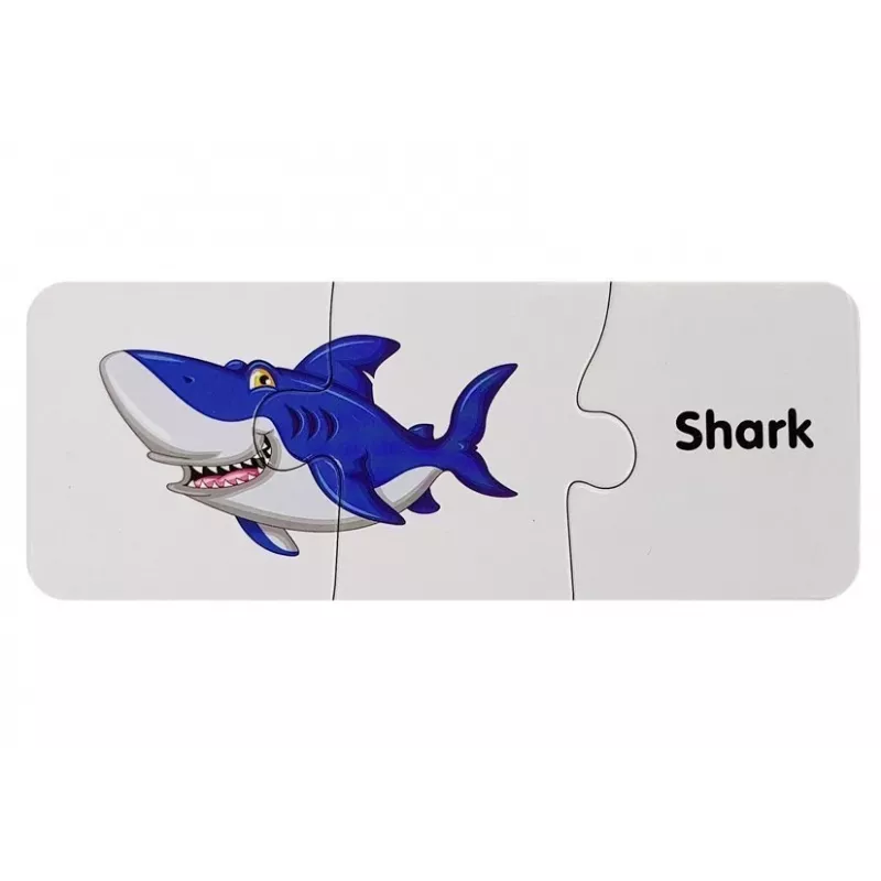 LEAN TOYS Educational Puzzle The World of the Oceans Puzzle 10 Connections