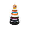 LEAN TOYS Educational Pyramid with Hoops Duckie Wheel