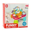 LEAN TOYS Educational Table Interactive Music Panel Piano 2 in 1 Red