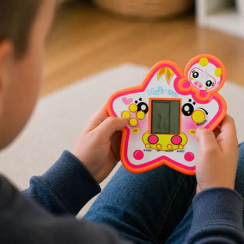 LEAN TOYS Electronic Game Tetris Star Red