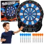 LEAN TOYS Electronic LCD Dartboard Arcade Game 25 Games 176 Variants