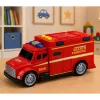LEAN TOYS Emergency Vehicle Ambulance Lights Sounds Red 1:32