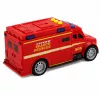 LEAN TOYS Emergency Vehicle Ambulance Lights Sounds Red 1:32