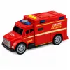 LEAN TOYS Emergency Vehicle Ambulance Lights Sounds Red 1:32