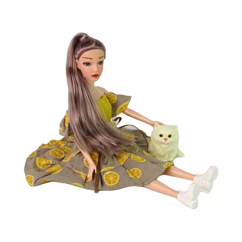 LEAN TOYS Emily Doll with Windmill Cat For Kids