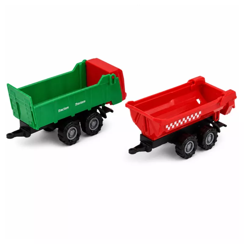 LEAN TOYS Farm Set with Tractor, Agricultural Vehicles, Animals and Accessories – 28-Piece Playset