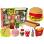 LEAN TOYS Fast Food Hamburger Set | 12-Piece Play Food Kit for Kids