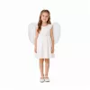 LEAN TOYS Feather Angel Wings for Nativity Play Carnival Costume for Children 54 x 35 cm