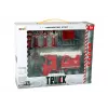 LEAN TOYS Fire Brigade Set Crane Road Signs Firefighter