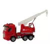 LEAN TOYS Fire Brigade Set Crane Road Signs Firefighter