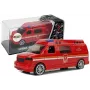 LEAN TOYS Fire Department Auto with Drawstring with Lights and Sound