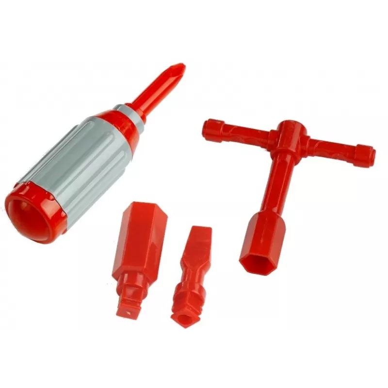 LEAN TOYS Fire Engine For Unscrewing Slide + Tools