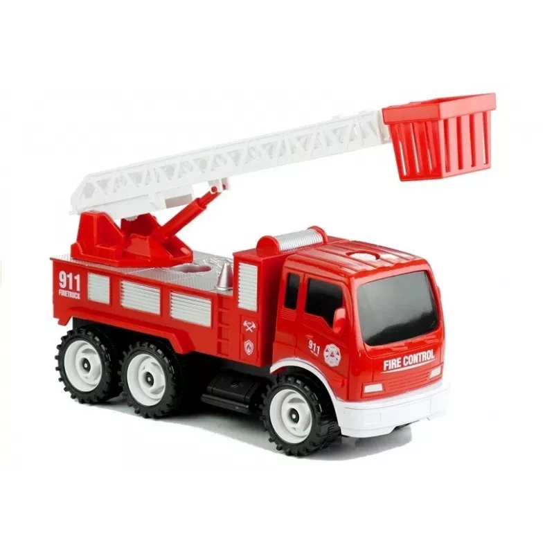 LEAN TOYS Fire Engine For Unscrewing Slide + Tools