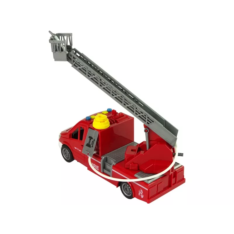 LEAN TOYS Fire Truck Red Water Sounds Lights