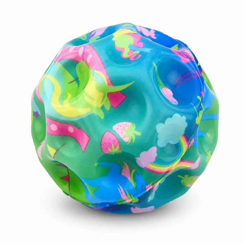 LEAN TOYS Foam Ball with Dimples for Bouncing Anti-Stress Unicorns 7cm